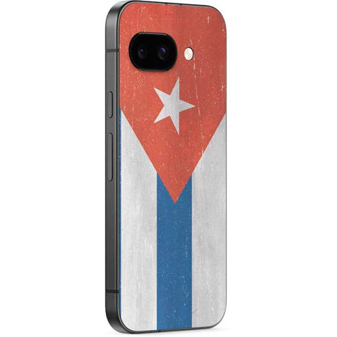 Cuban Flag Distressed Google Pixel 9a Skin